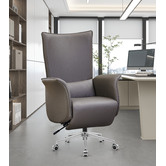 York street Inkar Faux Leather Recliner Office Armchair