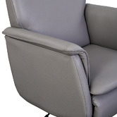 York street Aiday Faux Leather Recliner Office Armchair