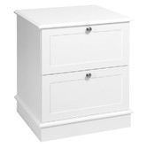 York street Colette 2 Drawer Bedside Table