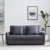 York street Jacob 2 Seater Upholstered Sofa Bed