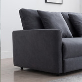 York street Jacob 2 Seater Upholstered Sofa Bed