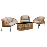 York street 4 Seater Chiqui Outdoor Lounge Set