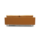 York street Leon 3 Seater Faux Leather Sofa