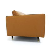 York street Leon 3 Seater Faux Leather Sofa