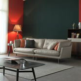 York street Camus 3 Seater Upholstered Sofa