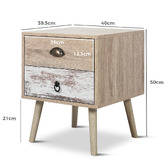 York street Courtney Bedside Tables
