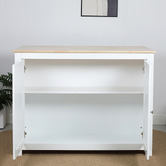 York street 2 Seater Aldrich Kitchen Island &amp; Stool Set