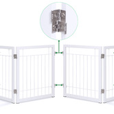York street 2 Piece Benz Foldable Pet Gate Set