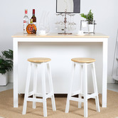 York street 2 Seater Aldrich Kitchen Island &amp; Stool Set
