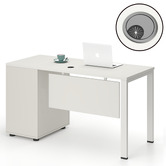 York street Alexie 2 Drawer Computer Desk