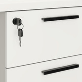 York street Alexie 2 Drawer Computer Desk