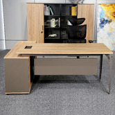 York street Allen L-Shaped Executive Desk
