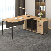 York street Allen L-Shaped Executive Desk