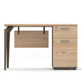 York street Allen 2 Drawer Computer Desk