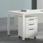 York street Alexie 3 Drawer Mobile Pedestal