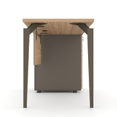 York street Allen 2 Drawer Computer Desk