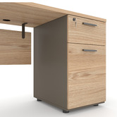 York street Allen 2 Drawer Computer Desk