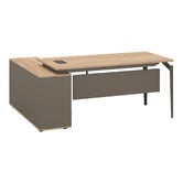 York street Allen L-Shaped Executive Desk