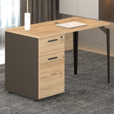 York street Allen 2 Drawer Computer Desk