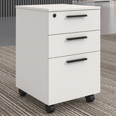 York street Alexie 3 Drawer Mobile Pedestal