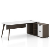 York street Nolan 200cm L-Shaped Executive Desk