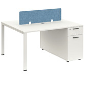 York street Rory 2 Seater Workstation