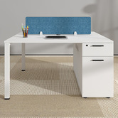 York street Rory 2 Seater Workstation