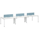 York street Rory 6 Seater Workstation