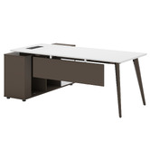 York street Nolan 200cm L-Shaped Executive Desk