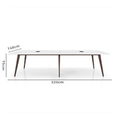 York street Nolan 320cm Meeting Table