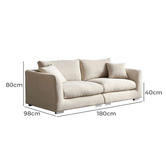 York street Vera 2 Seater Upholstered Sofa