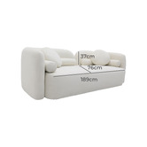York street Cortes 3 Seater Upholstered Sofa