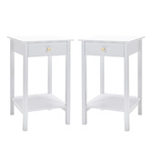 York street White Felise Bedside Tables