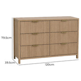 York Street Zaire 6 Drawer Chest