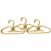 La Abode Natural Rattan Baby Clothes Hangers