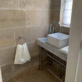La Abode Snow Luna Herringbone Cotton Bathroom Towels