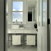 La Abode 5 Piece Snow Luna Cotton Bathroom Towel Set