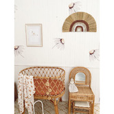 La Abode Natural Rainbow Rayung &amp; Seagrass Wall Hanging