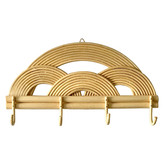 La Abode Rainbow Rattan Wall Hanging Rack