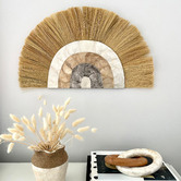 La Abode Capiz Shell &amp; Rayung Wall Accent
