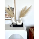 La Abode 2 Piece Pearl Horn Capiz Shell Vase Set