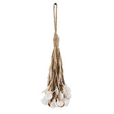 La Abode Hemp Rope &amp; Shell Hanging Decor