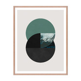 Printhouse Collective Emerald Dichotomy Framed Wall Art