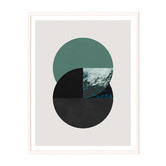 Printhouse Collective Emerald Dichotomy Framed Wall Art