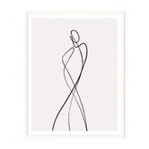 Printhouse Collective Line Girl 1 Framed Wall Art