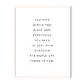 Printhouse Collective Within You Framed Printed Wall Art