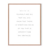 Printhouse Collective Believe Framed Printed Wall Art