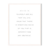 Printhouse Collective Believe Framed Printed Wall Art