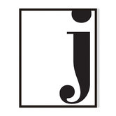 Printhouse Collective J Framed Printed Wall Art