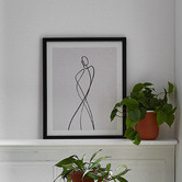 Printhouse Collective Line Girl 1 Framed Wall Art